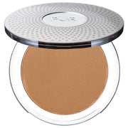 PUR 4-in-1 Pressed Mineral Makeup SPF15 Tan TN6 8g, licht getinte mineral foundation met een subtiele gouden glans.