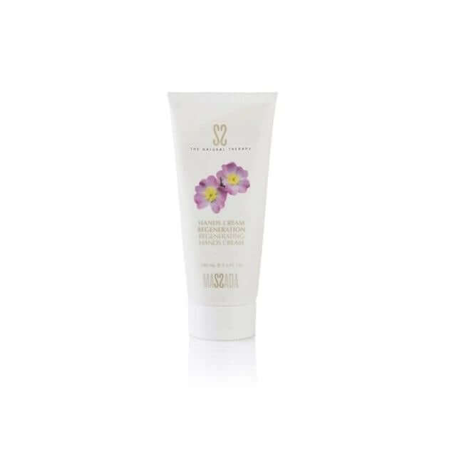 Massada - Hands Cream Regeneration 100ml in tube met verzorgende eigenschappen voor een zachte huid.