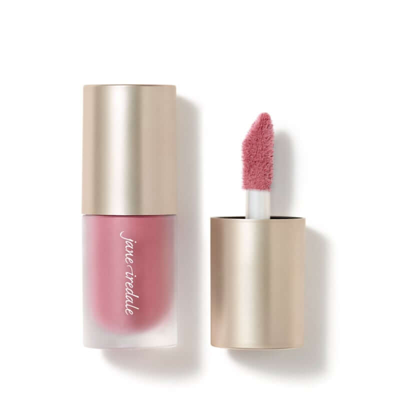 Jane Iredale ColorLuxe Liquid Blush - Sugar Magnolia 5ml in stijlvolle verpakking met applicator voor een natuurlijke blos.