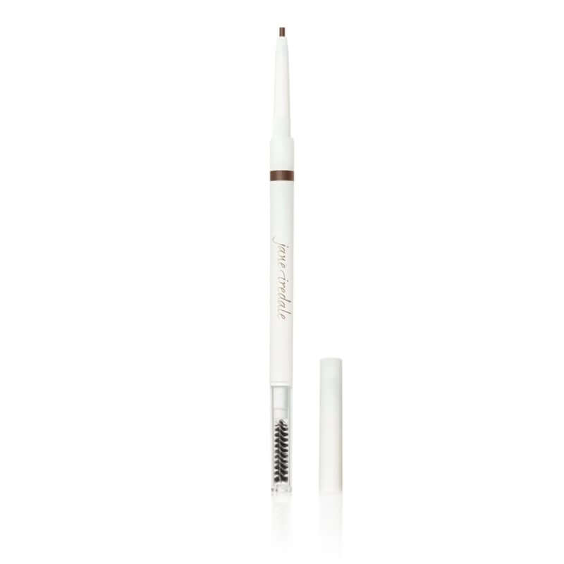 Jane Iredale - PureBrow™ Precision Pencil - Medium Brown 0.09g met ultrafijne punt en spoolie voor perfect gedefinieerde wenkbrauwen.