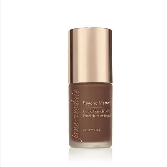 Jane Iredale - Beyond Matte™ Liquid Foundation 27ml - M17 27ml met diep chocoladebruine kleur en luxe verpakking