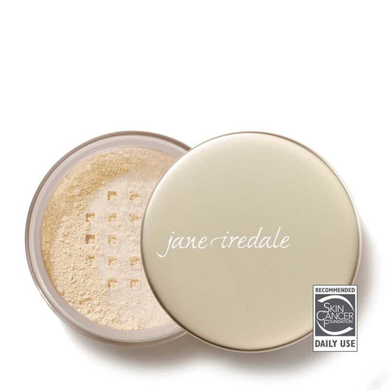 Jane Iredale - Amazing Base® SPF20 - Bisque 10,5g losse minerale foundation in elegante verpakking met zijdezachte textuur.