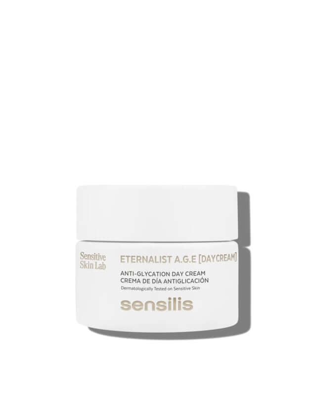 Sensilis Eternalist A.G.E. Day Cream 50ml tegen glycatie voor rijpe huid, luxe verpakking, effectief voor hydratatie