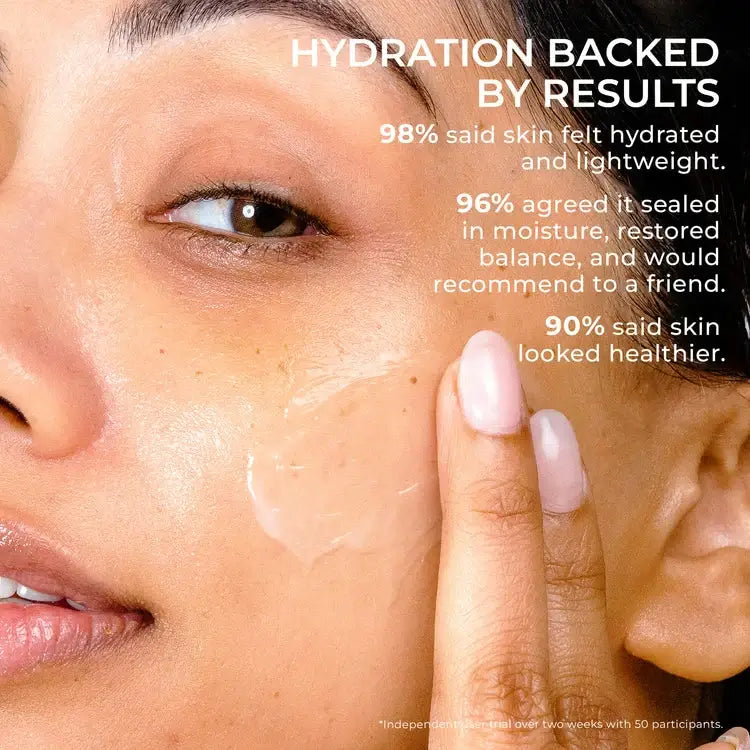 PUR Cloud Cream Gel-to-Water Hydrating Essence Moisturizer 50ml getest op de huid met zichtbaar resultaat en hydratatie.
