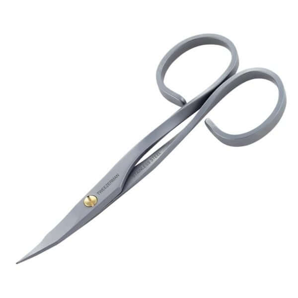 Tweezerman - Stainless Steel Nail Scissors met scherpe, gebogen bladen voor perfekt nageltrimmen.