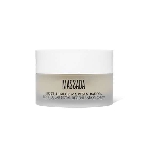 Massada BioCellular Total Regeneration Cream 50ml in elegante pot met antioxiderende regeneratieformule