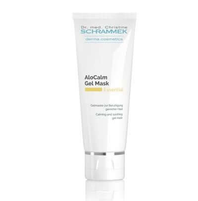 Schrammek AloCalm Gel Mask 75ml verkoelende aloë vera gel voor geprikkelde huid in tube.