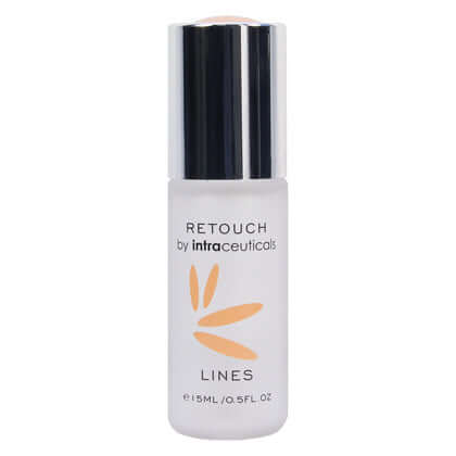 Intraceuticals Retouch Lines 15ml, peptide serum voor fijne lijntjes met strakke en moderne verpakking.