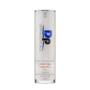 DP Dermaceuticals Antioxidant Cocktail 30ml in een stijlvolle verpakking met vitamine C voor huidverjonging en bescherming