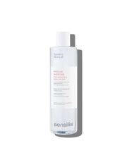 Sensilis Micellar Water AR 400ml in heldere fles met advies voor gevoelige huid en roodheid