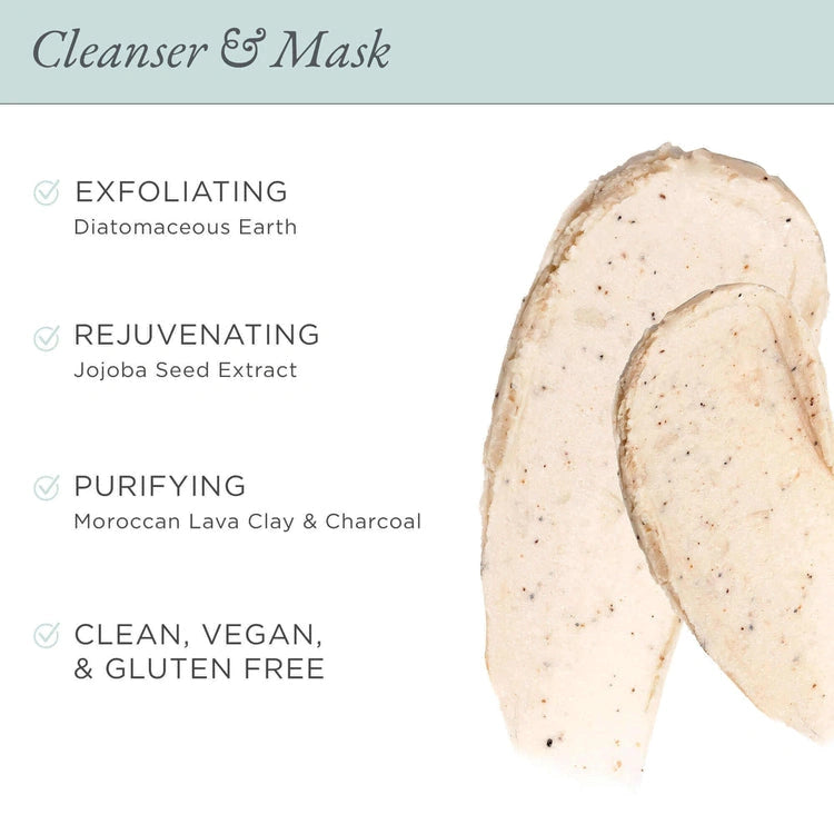 PUR Joystick Deep Pore Clay Cleansing Stick 50ml met Moroccan lava clay en houtskool, exfoliërend en zuiverend.