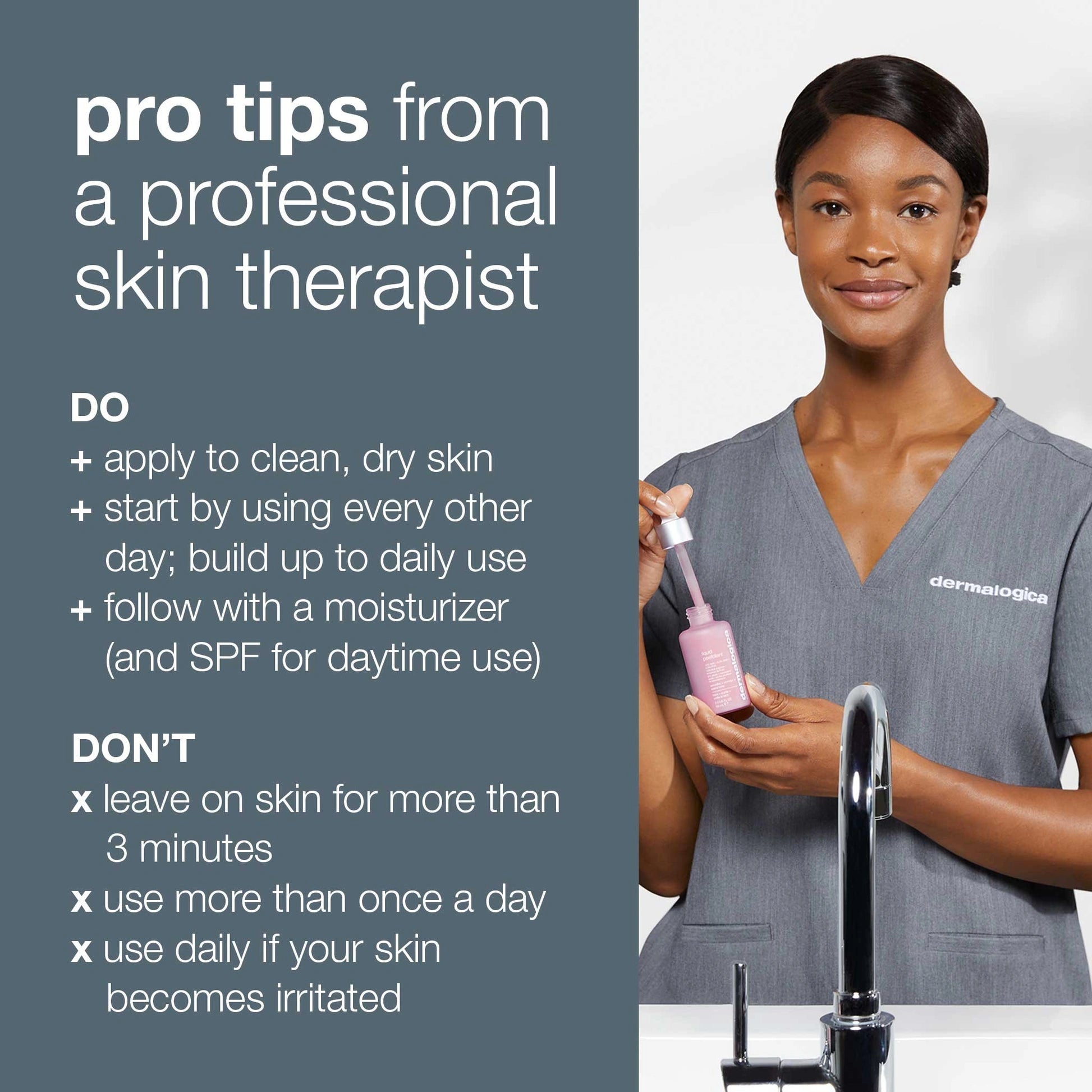 Dermalogica Liquid Peelfoliant 59ml tips van een professionele huidtherapeut voor optimaal gebruik en aanbrengst.
