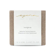 Ayuna Longeva Epidermal Fasting Ampoules 12x 2ml verpakking met natuurlijke uitstraling voor celvernieuwing en huidherstel