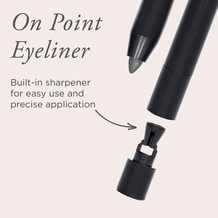 PUR On Point Eyeliner Pencil Brown 0,4g met ingebouwde slijper voor nauwkeurige applicatie en gebruiksgemak.