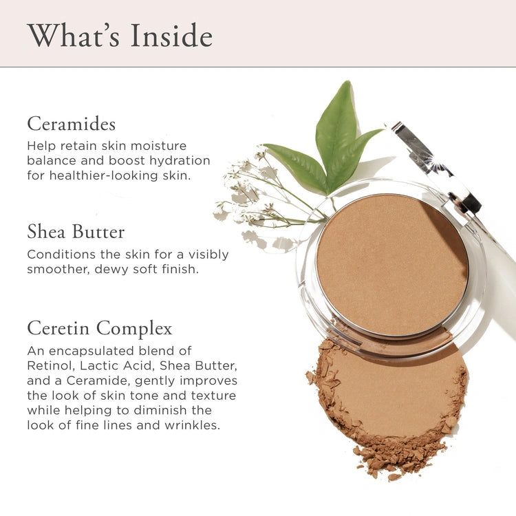 PUR Skin Perfecting Mineral Glow Bronzing Powder 8g met ceramiden, shea butter en ceretin complex voor een stralende huid.