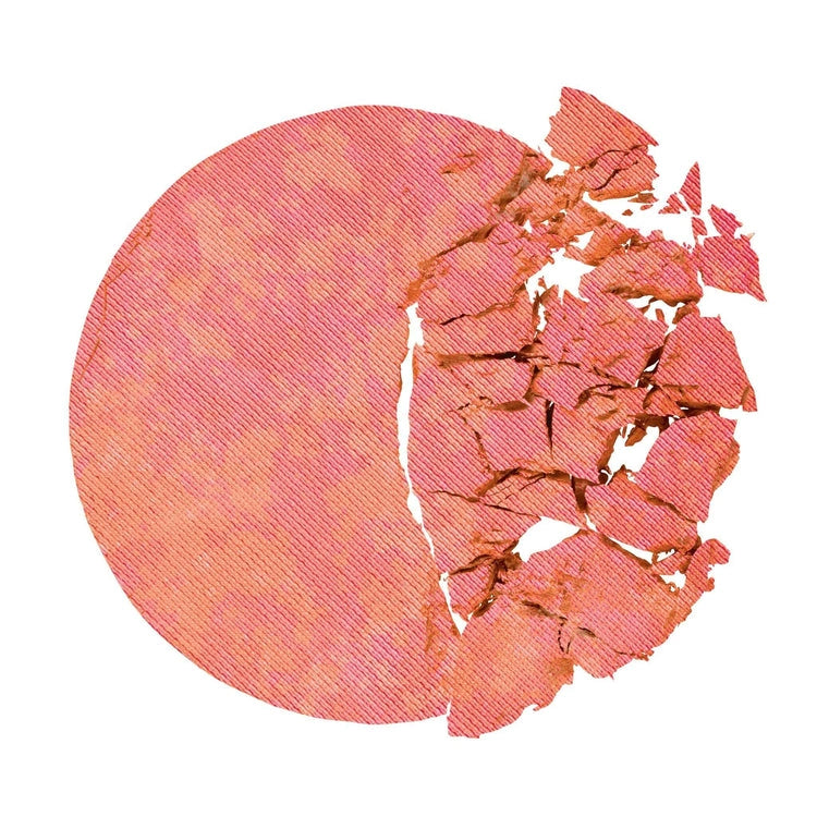 PUR Skin Perfecting Powder Blushing Act Pretty in Peach 8g, gebroken mineralen blush in warme perziktint met textuurdetails.