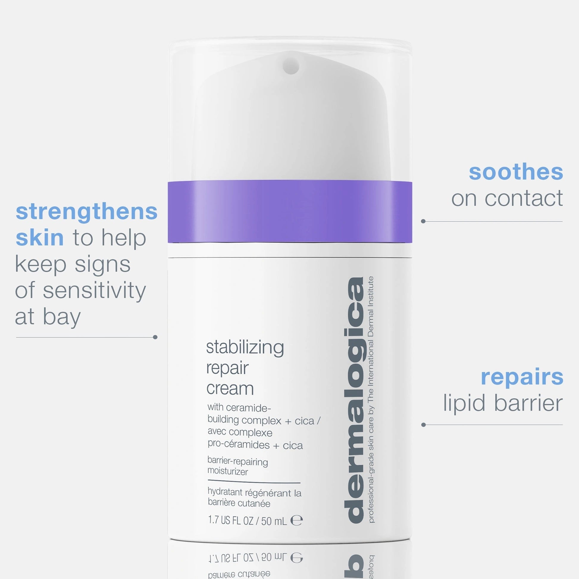 Dermalogica Stabilizing Repair Cream 15ml (travelsize) voor gevoelige huid, versterkt en herstelt lipidelaag, anti-allergie